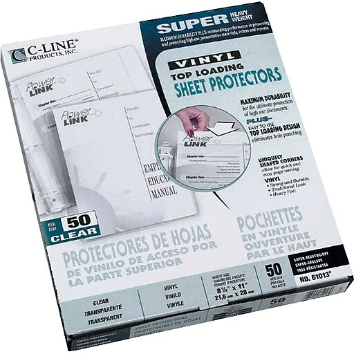 400 Sheet Protectors 8.5 x 11 Inches - Clear Plastic Sheet Protector S –  rubexusa