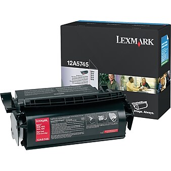 Lexmark 12A5745 Black Standard Yield Toner Cartridge