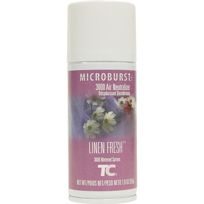 Technical Concepts Aerosol Microburst 3000 Air Neutralizer Refill, Linen Fresh, 2 oz., 12/Carton (FG4012551) image 1