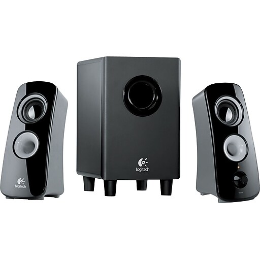 Logitech Z323 30W Speakers and Subwoofer for Multiple Devices, Black