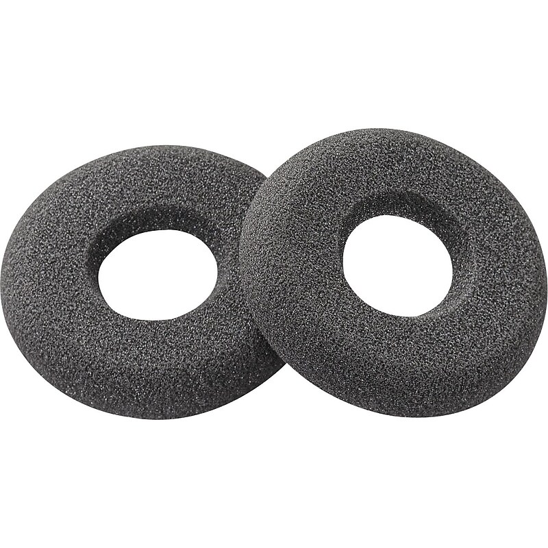 Plantronics H68032 Doughnut Ear Cushion, Black (8K6P3AA#AC3) image 1
