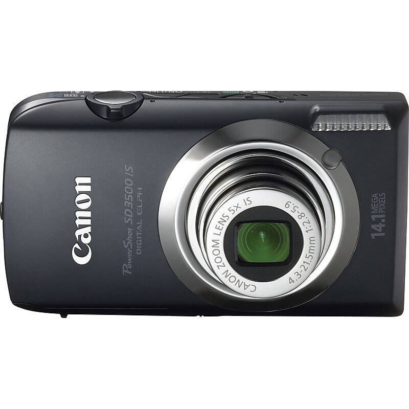 Canon PowerShot SD3500 IS Digital Camera, Black image 1