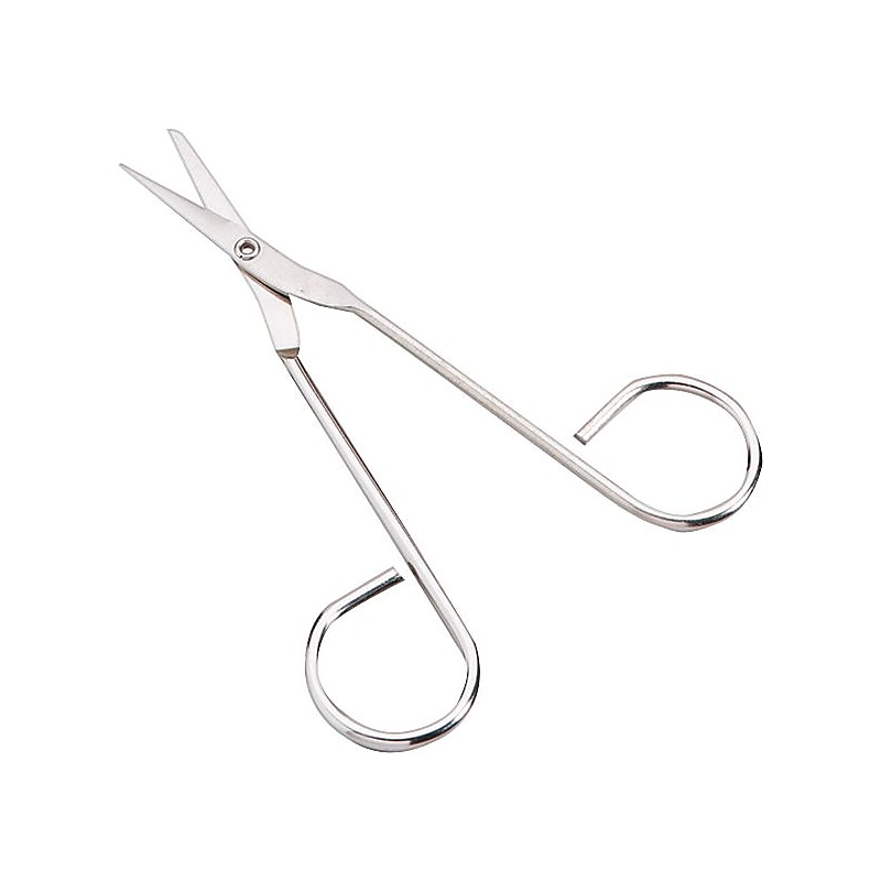 First  Aid Only Scissors, Bent, Nickel Plated (730018) image 1