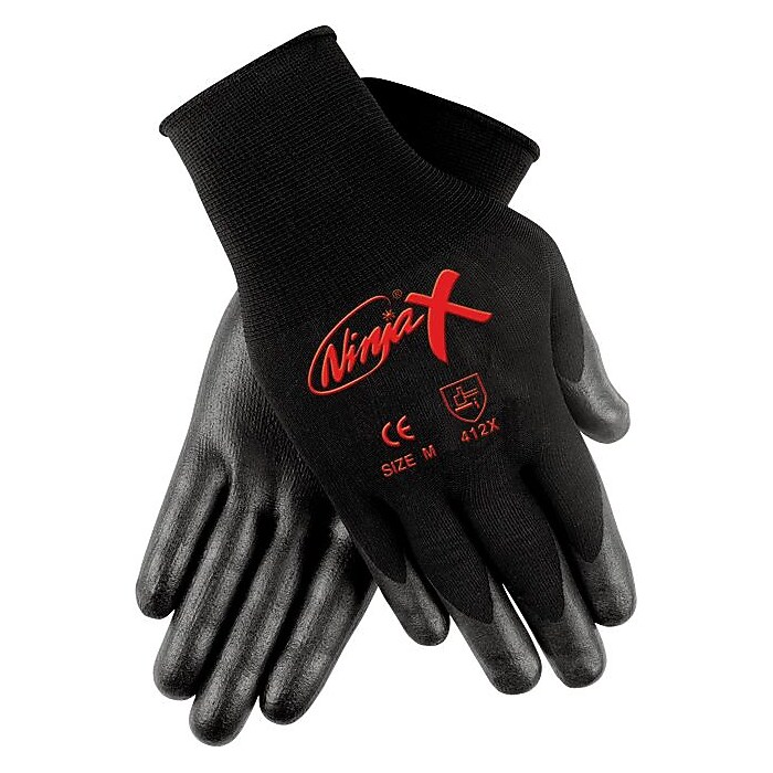 Memphis™ Ninja x® Bi-Polymer Coated Gloves, Extra-Large, Black