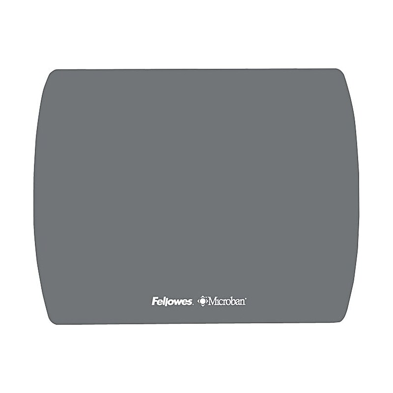 Fellowes Ultra Thin Microban Non-Skid Mouse Pad, Graphite (5908201) image 1