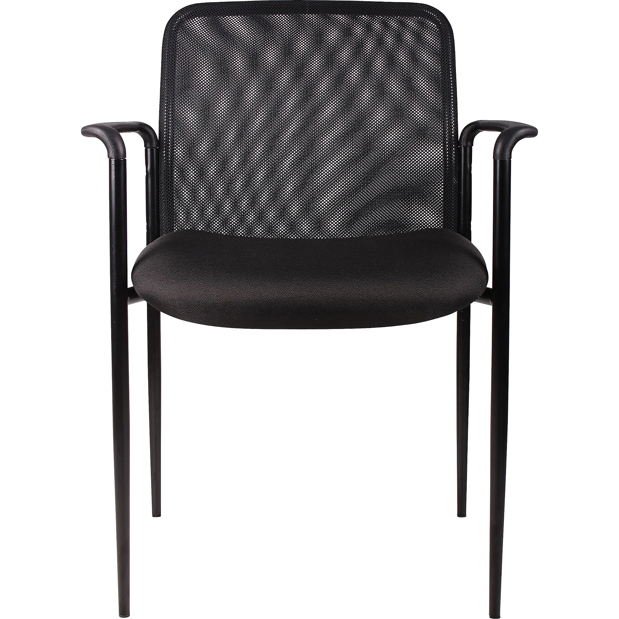 Boss Fabric Guest Chair, Black (B6909-BK) Sansujyuku sansujyuku.com