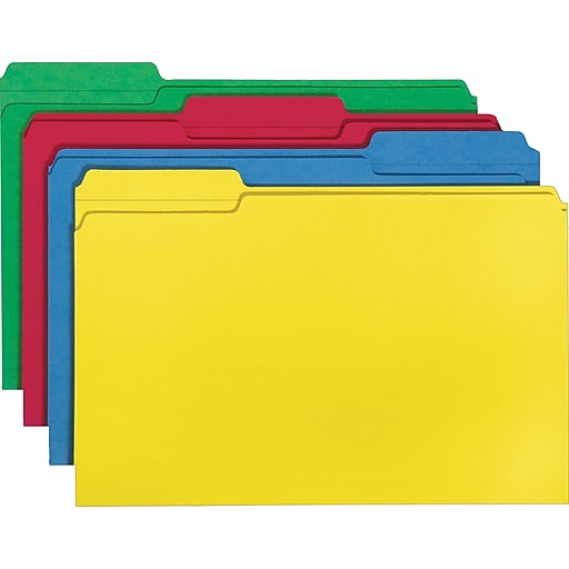Blue H163BE 100 Smead Interior File Folder 1/3 cut tab box qty letter size