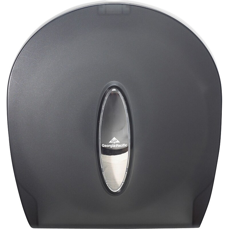 Georgia Pacific® Jumbo Jr. Toilet Paper Dispenser by GP PRO, Translucent Smoke (59009) image 1