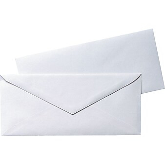 Quality Park #10 Business Envelope, 4 1/2" x 9 1/2", White, 50/Box (69016)