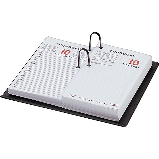 Officemate® Plastic Calendar Base, Black, 3 1/2"x 6" at Staples