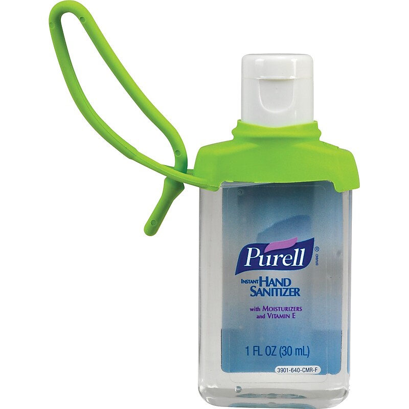 PURELL Hand Sanitizer with Carry Clip, 1 oz., 30/Pack (3900-30-CMR) image 1