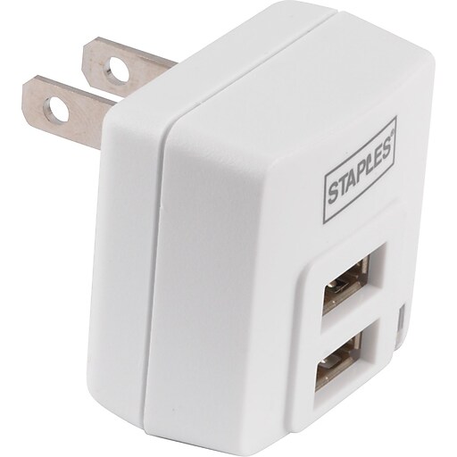 Staples Dual USB Wall Charger Staples