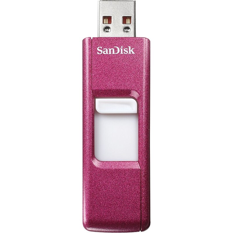 SanDisk 8GB USB 2.0 Type A Flash Drive, Pink (SDCZ36M008GA11P) image 1