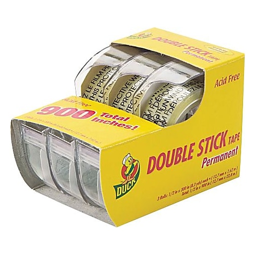 Duck® Double Stick Clear Permanent Tape, 0.5 x 450 in - Harris Teeter