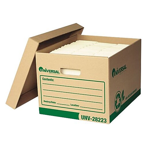 Shop Staples for Universal Recycled Record Storage Boxes, Letter/Legal