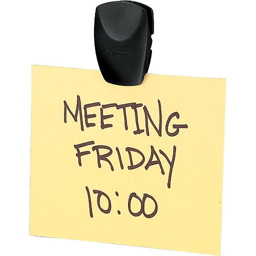 Fellowes Partition Additions™ Cubicle Clips, Dark Graphite, 4/Pack