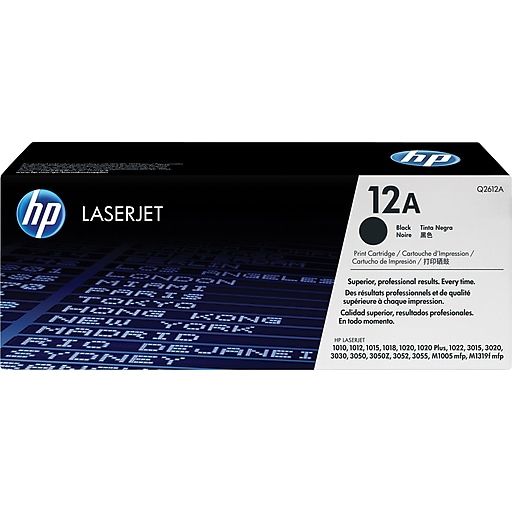 HP 12A Black (Q2612A) Compatible Toner Cartridge 4-Pack