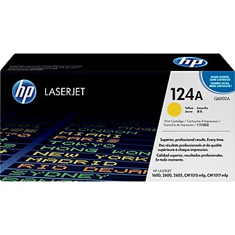HP 124A Yellow Standard Yield Toner Cartridge (Q6002A)