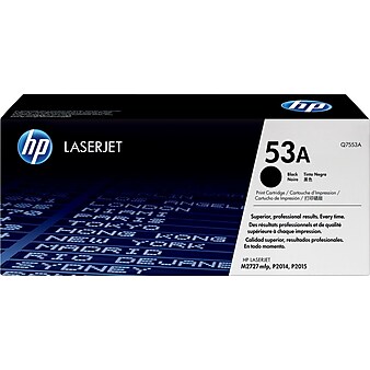 HP 53A Black Standard Toner Cartridge (Q7553A)