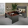 HON® 38000 Series 72'' Right Pedestal Desk, Mahogany/Charcoal (H38293RNS)~#|#~s0384132_sc7