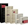 HON Brigade 6-Shelf Steel Standard Bookcase, 81.13"H x 34.5"W x 12.63"D, Black (S82ABCP)~#|#~s0384150_sc7