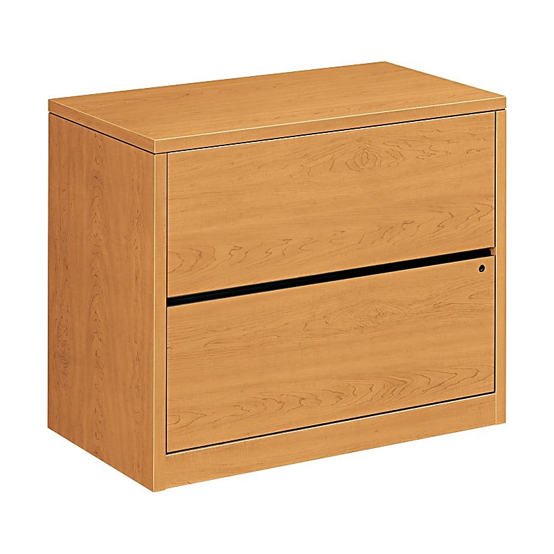HON® 10500 Series 2 Drawer Lateral File Cabinet, Harvest, 36"W (HON10563CC) image 1
