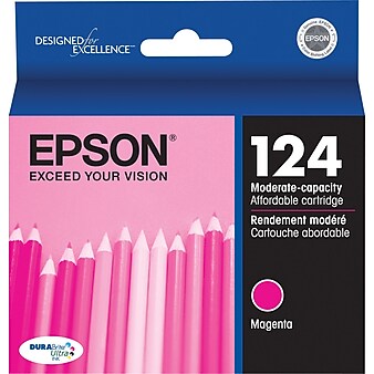 Epson T124 Magenta Standard Yield Ink Cartridge