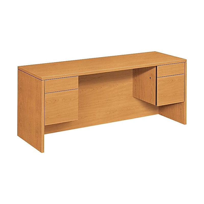 HON 10500 Series Kneespace Credenza 72"W, Harvest, 29 1/2"H x 72"W x 24"D image 1