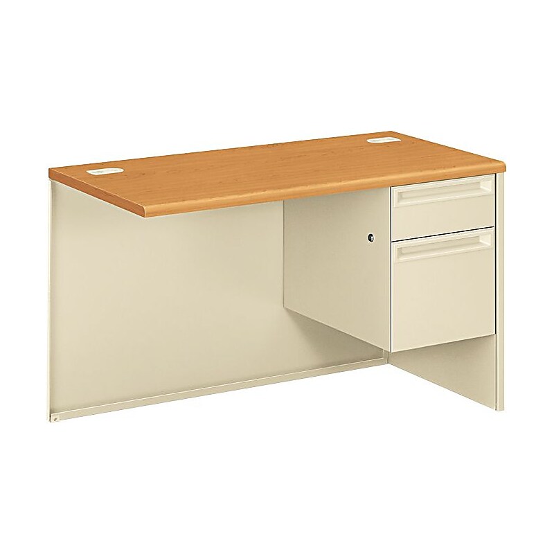 HON 38000 Series 48"W Right Return, Harvest/Putty (H38215RCL) image 1