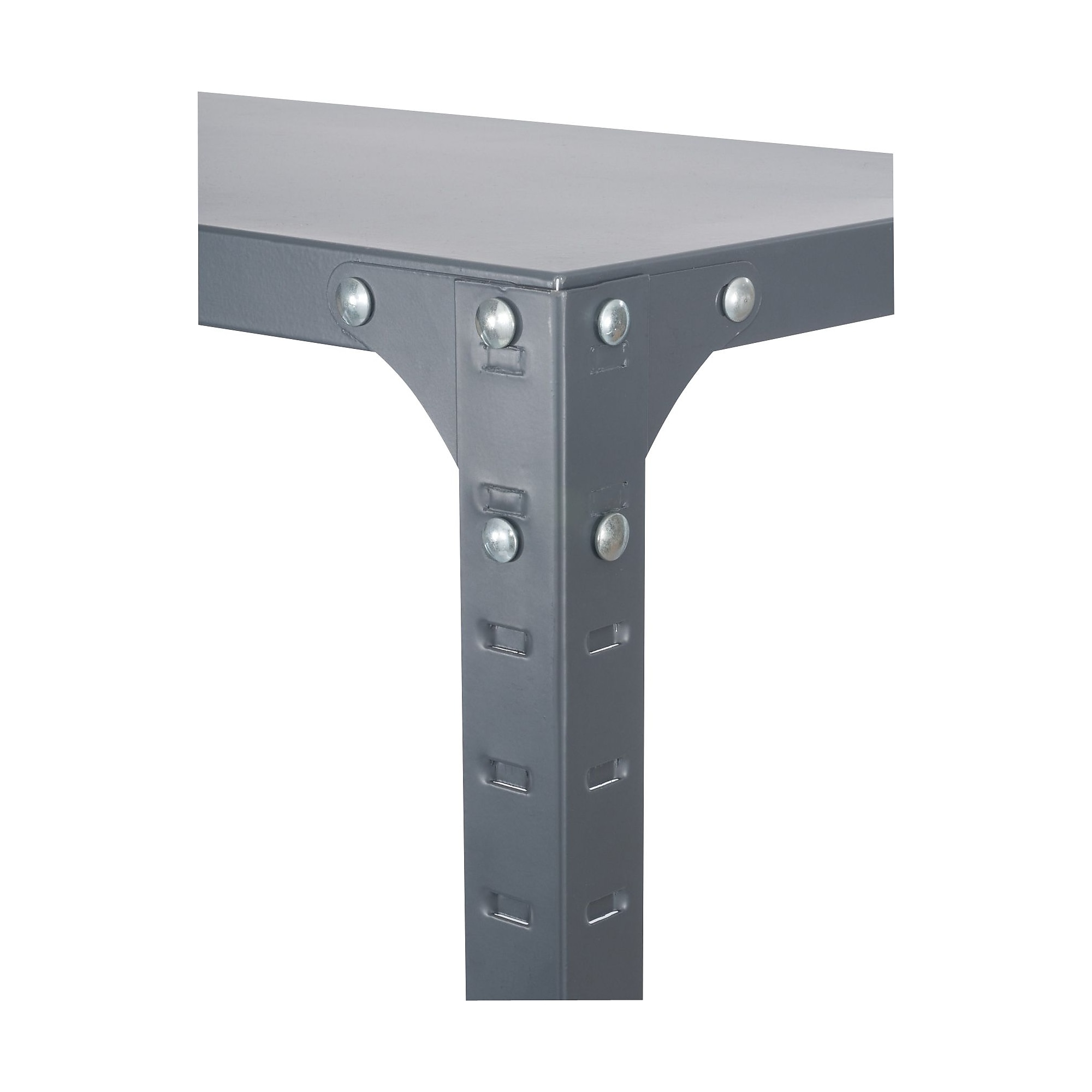 Safco Industrial 6-Shelf Steel Accessory, 48″, Dark Gray (6255) Sansujyuku sansujyuku.com