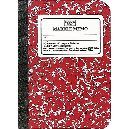 Shop Staples for Mead Memo Book, 3 1/4" x 4 1/2", Narrow Ruled, 80
