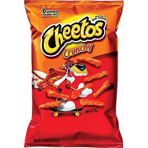 Frito Lay® Cheetos® Crunchy Cheese Snack, 2 oz. Bags, 64 Bags/Case Staples