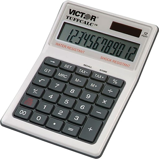 Victor® 99901 TUFFCALC™ Desktop Calculator at Staples