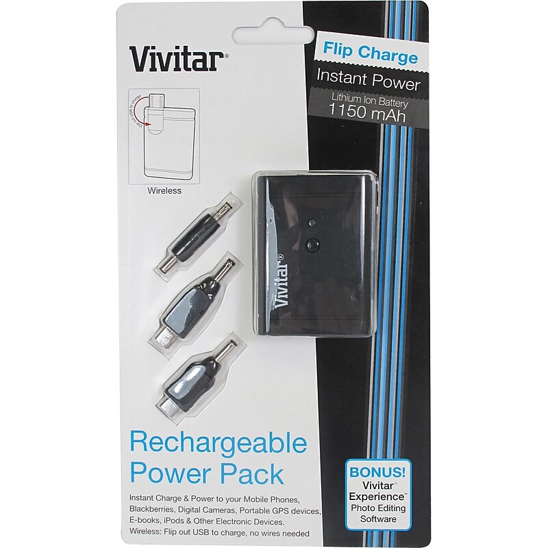 Vivitar Instant USB Power Charger for iPhone 3g/3gs, Blackberries, Portable GPS & Digital Cameras image 1