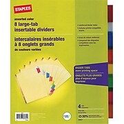 Staples Big Tab Insertable Dividers