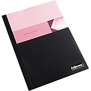 Fellowes Thermal Presentation Cover, 9" x 12", Clear and Black (5256101)