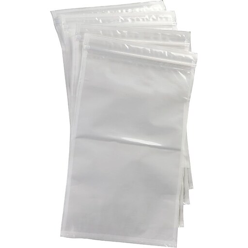 Staples EasyZip Adhesive Backed Bags, 06"H x 09"W, 500/Case (050609