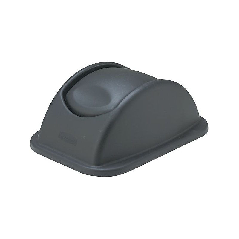 Rubbermaid Untouchable Polyethylene Lid, Black, 7 gal. (FG306600BLA) image 1