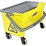 Rubbermaid HYGEN Bucket & Down-Press Wringer, Yellow (FGQ90088YEL)~#|#~s0393935_sc7