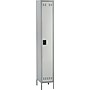 Safco® Steel Locker, Single-Tier, Gray, 78"H x 12"W x 18"D (5522GR)~#|#~s0394557_sc7