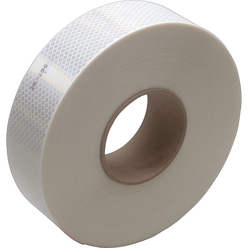 3M #983 Reflective Tape, White, 2" x 150', Each, 1/Pack (T967983W) image 1