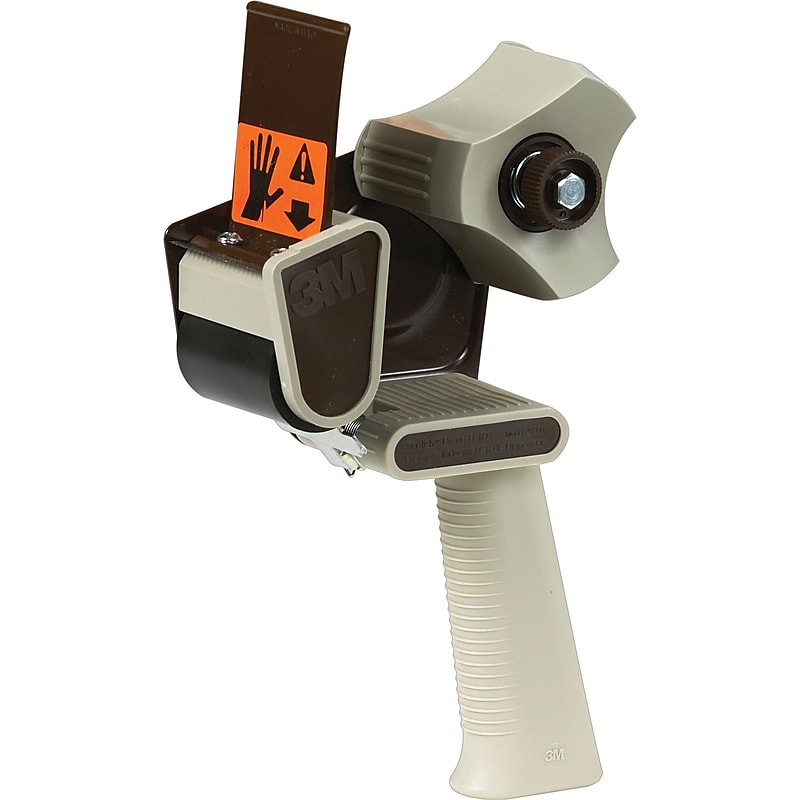 3M™ H-180 2" Packing Tape Dispenser, Gray/Silver (TD3MH180) image 1