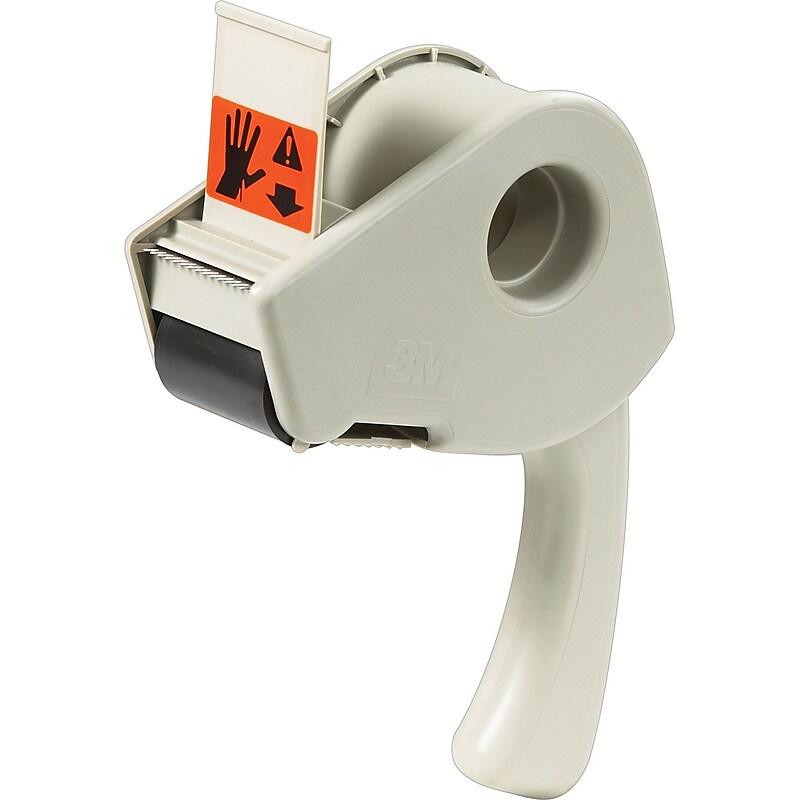 3M H-190 2" Packing Tape Dispenser, Gray/Silver (TD3MH190) image 1
