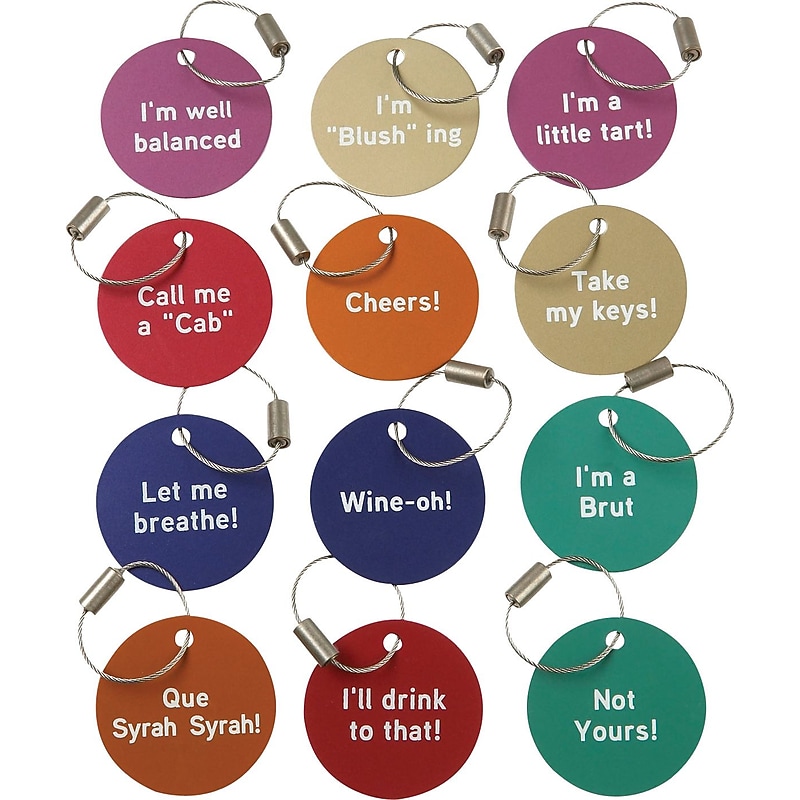 Brookstone® Talking Wine Charms image 1