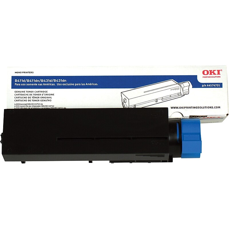 OKI 2720043 Black Standard Yield Toner Cartridge image 1