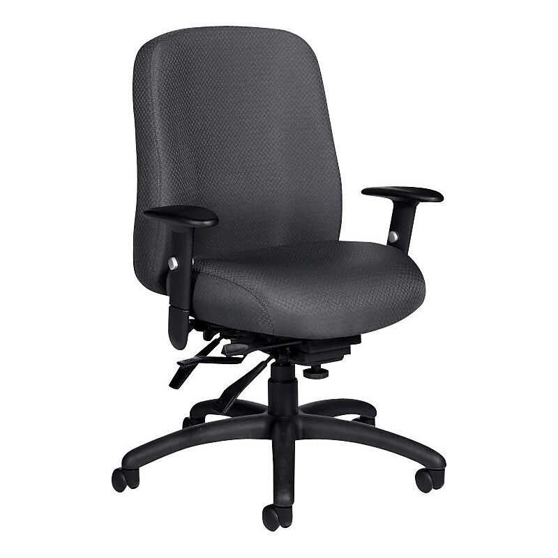 Offices To Go Multi-Function Fabric Task Chair, Graphite Gray (OTG11710-QL11) image 1