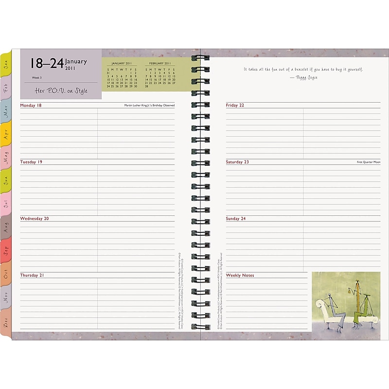 2012 FranklinCovey® Classic Her Point of View Planner, 5 1/2" x 8 1/2" image 1