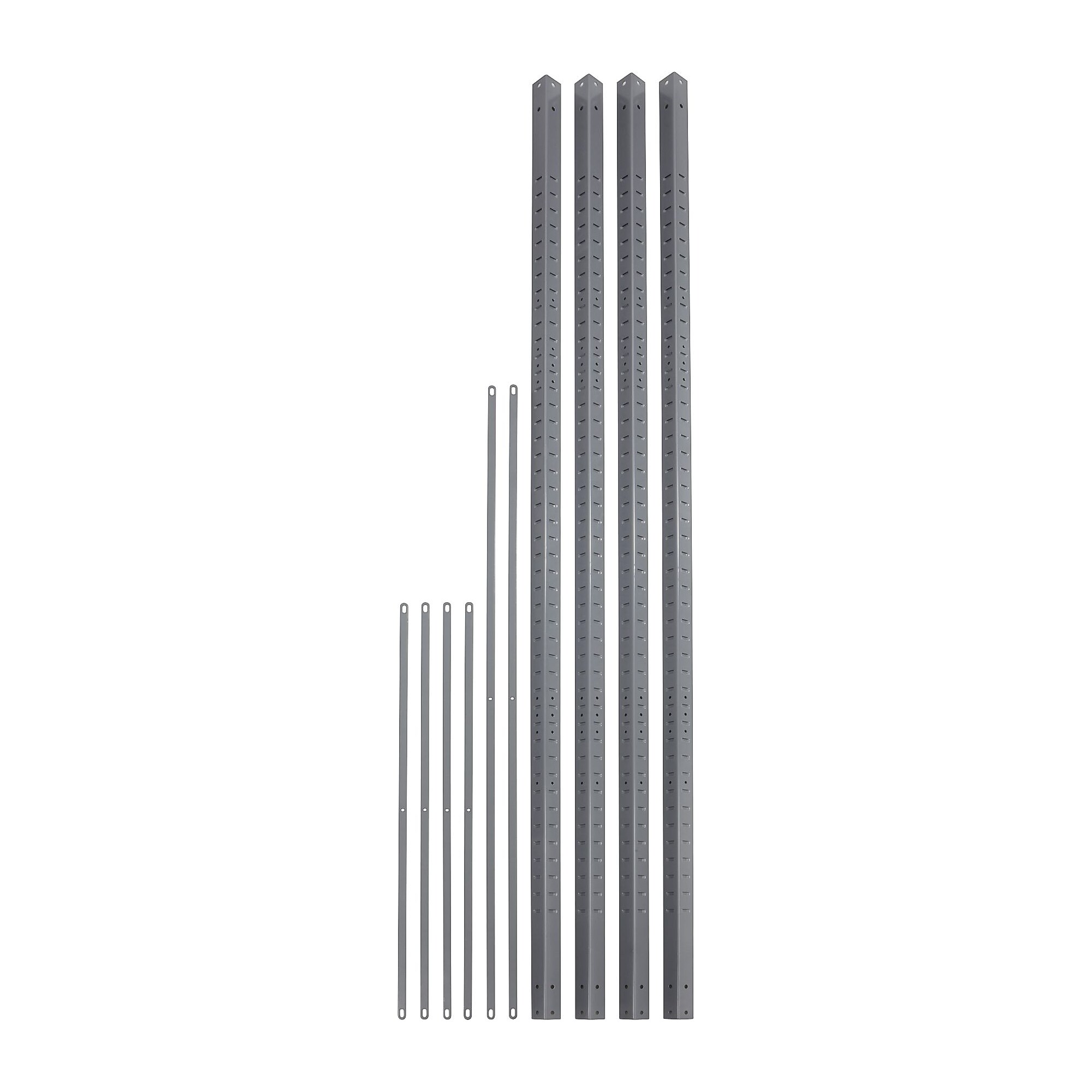 Safco 85″ High Industrial Shelving Post Kit (6256) Sansujyuku sansujyuku.com