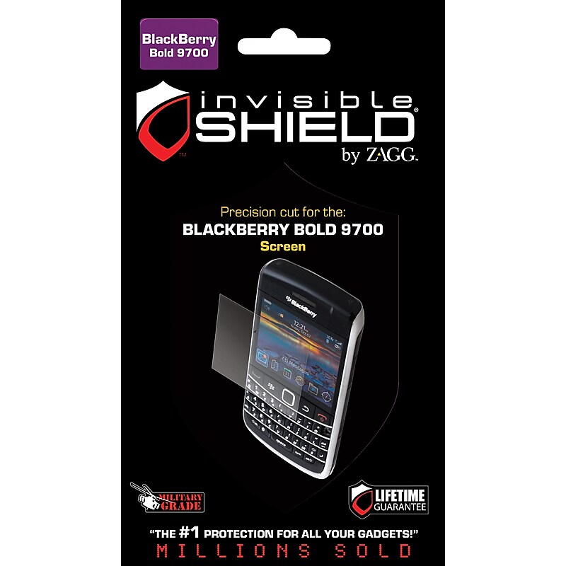 ZAGG invisibleSHIELD™ Blackberry Bold 9700 Screen Protector image 1