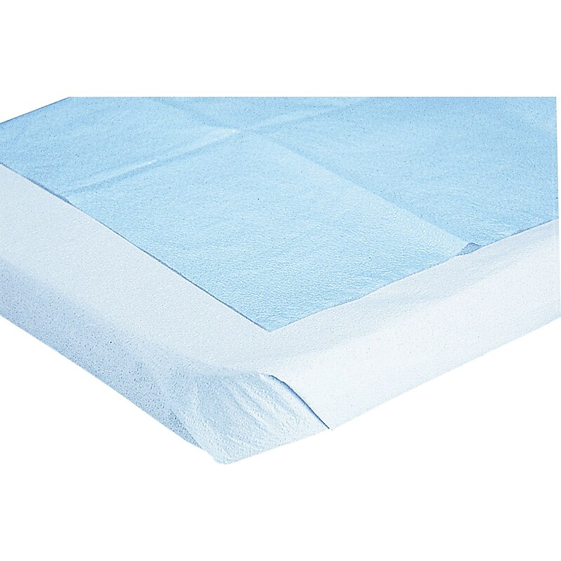 Medline Disposable Drape Sheets, 2-Ply, White, 40" x 48", 100/Ct (MIINON23339) image 1